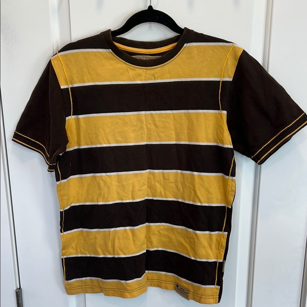JACK & JONES Men's Striped Crewneck T-Shirt Size M